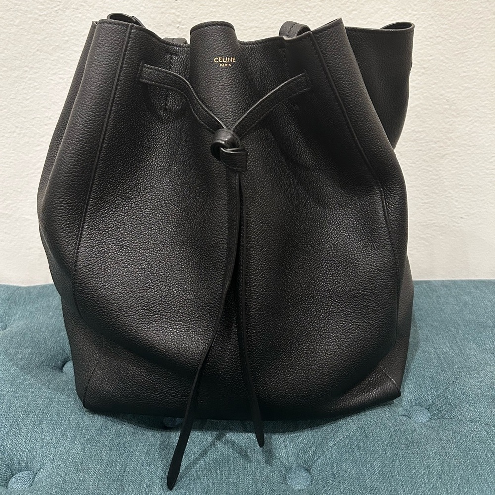 New, Celine Medium Bag With Belt (Black)!